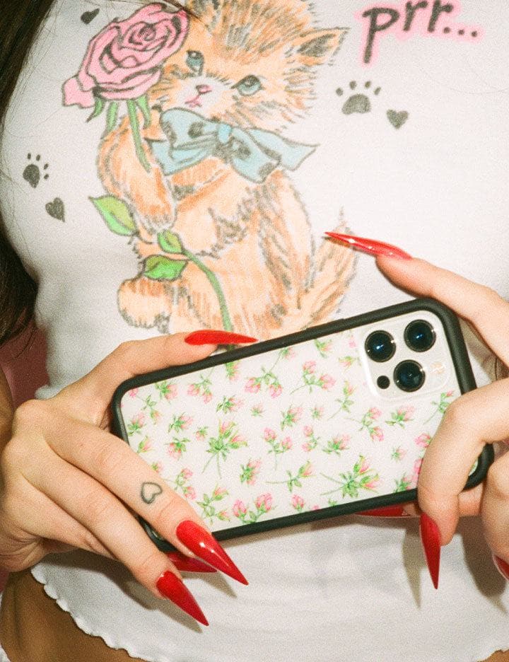 Pink Posie Rosie iPhone Case