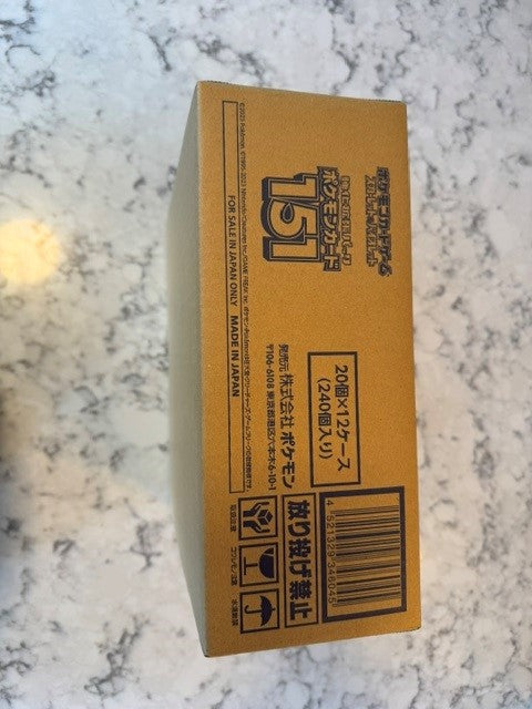Japanese 151 Booster Box Case Sealed!