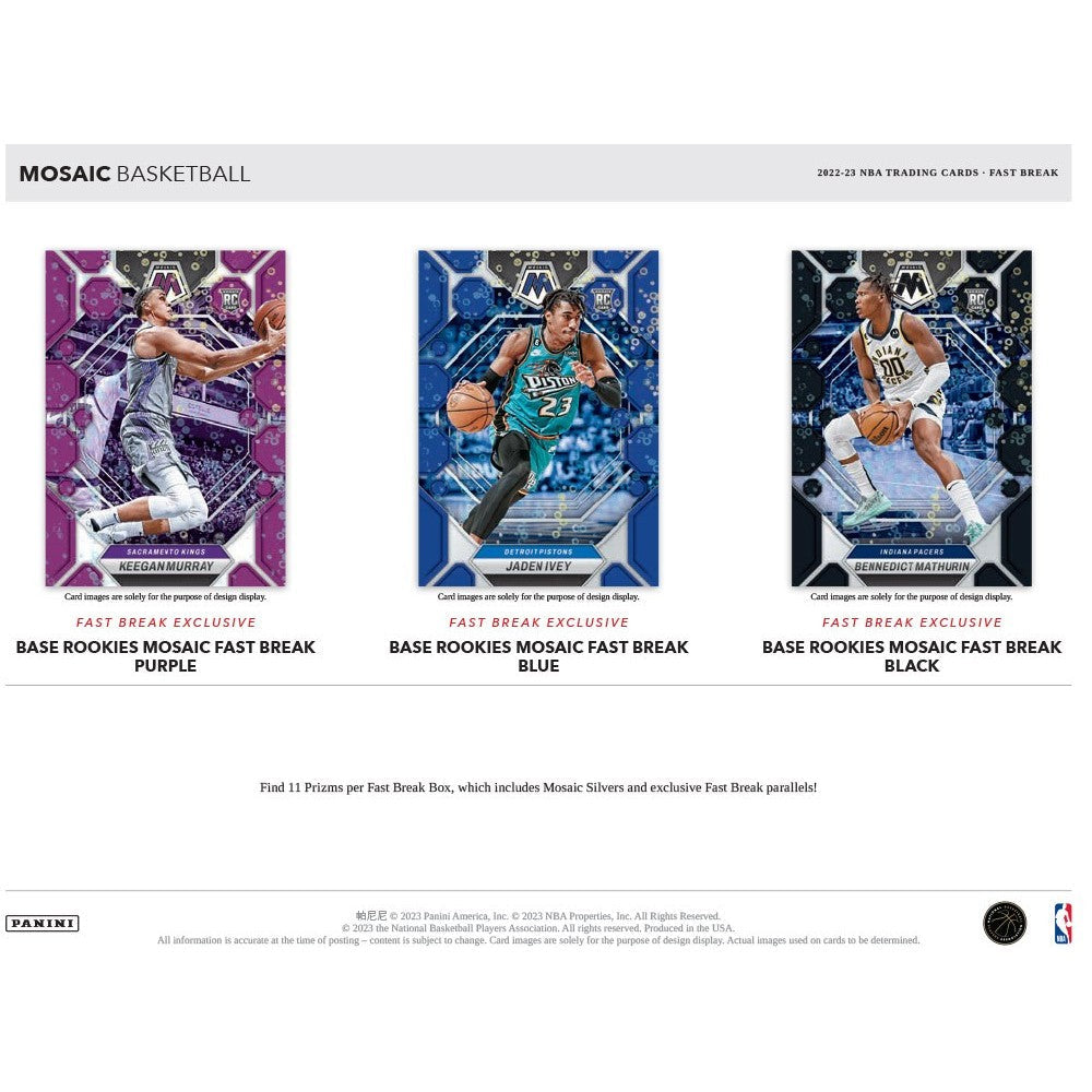 2022-23 Panini Mosaic Basketball Box
