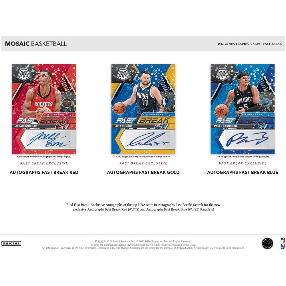 2022-23 Panini Mosaic Basketball Box