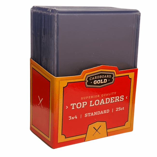 Cardboard Gold 3x4 Top Loaders 25ct