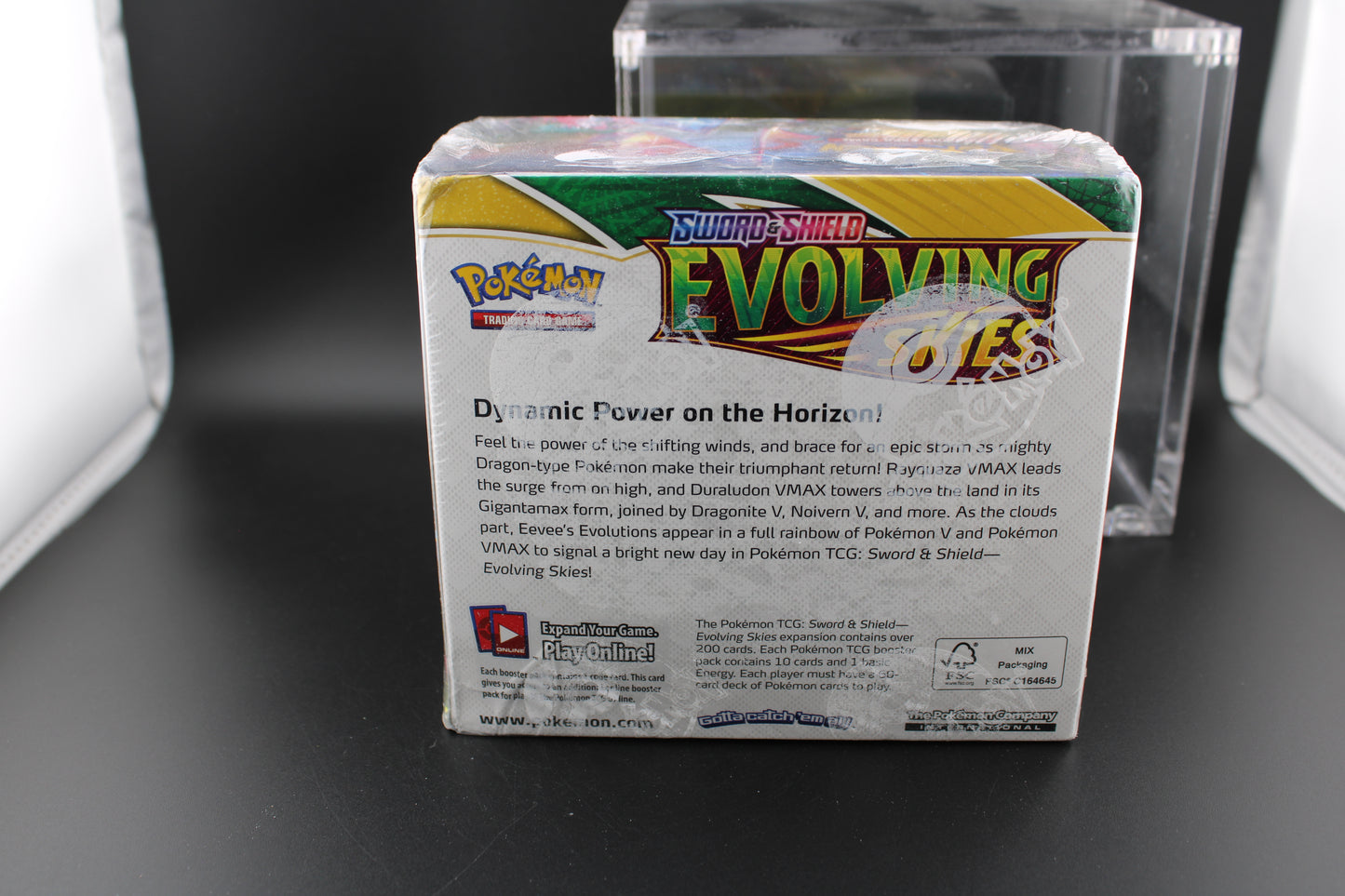 Evolving Skies Sealed Booster Box w/ Acrylic Case