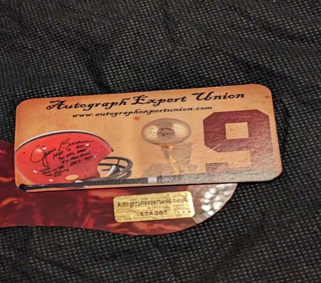 Billy Joel Auto Signed Pick guard with coa