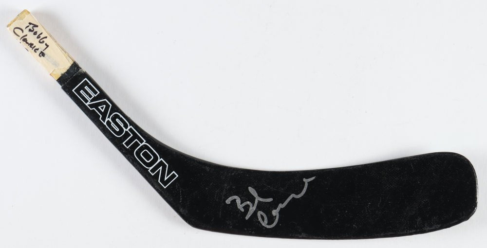 Bobby Clarke Signed Easton Hockey Stick Blade (Beckett)
