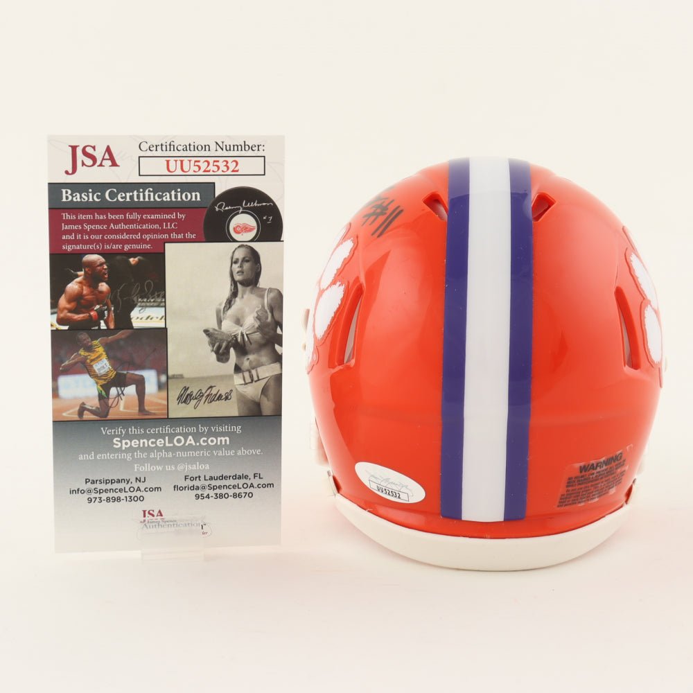 Bryan Bresee Signed Clemson Tigers Speed Mini Helmet (JSA)