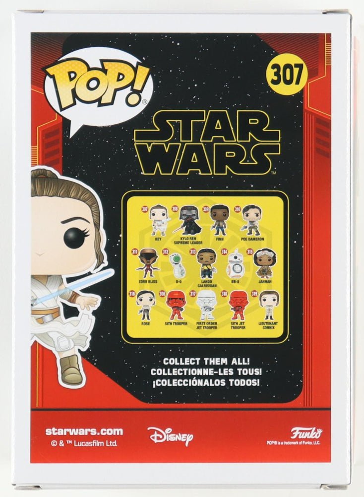 Cailey Fleming Signed "Star Wars" #307 Rey Funko Pop! Vinyl Figure with Hand Drawn X & Heart (JSA)