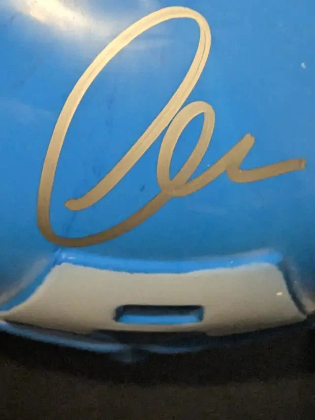 Chris Evans autographed captain america plastic helmet with coa
