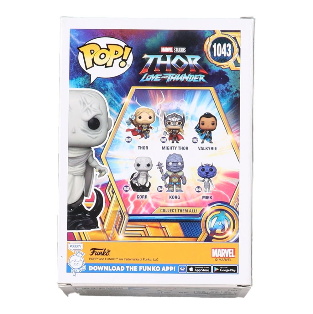 Christian Bale Signed "Thor Love & Thunder" #1043 Gorr Funko Pop! Vinyl Figure (Beckett)