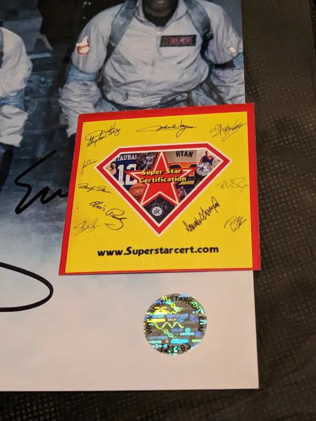 Dan Aykroyd, Bill Murray, Ernie Hudson Ghostbusters Signed 8x10 Photo with coa