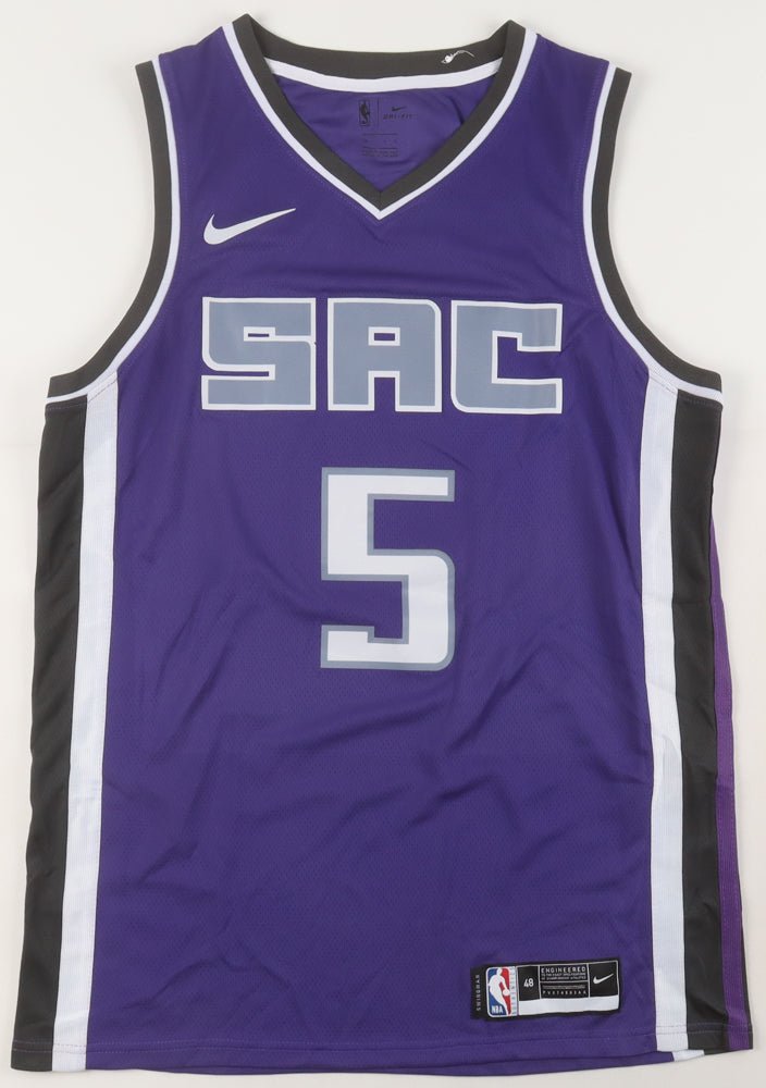 De'Aaron Fox Signed Jersey (PSA) Sacramento Kings