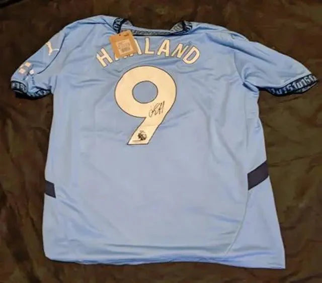 Erling Braut Håland autographed jersey shirt with coa