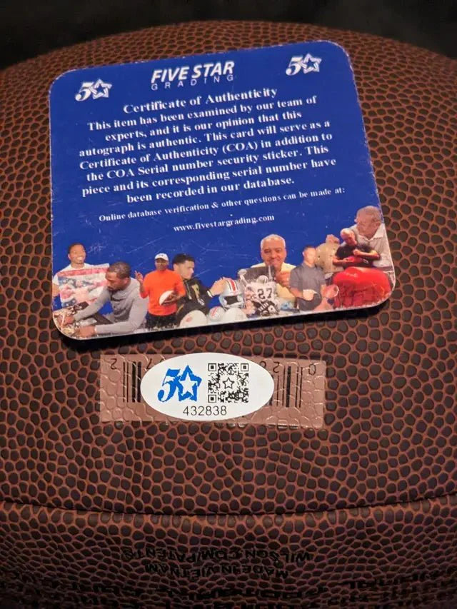 Ja'Marr Chase Football autographed football with coa