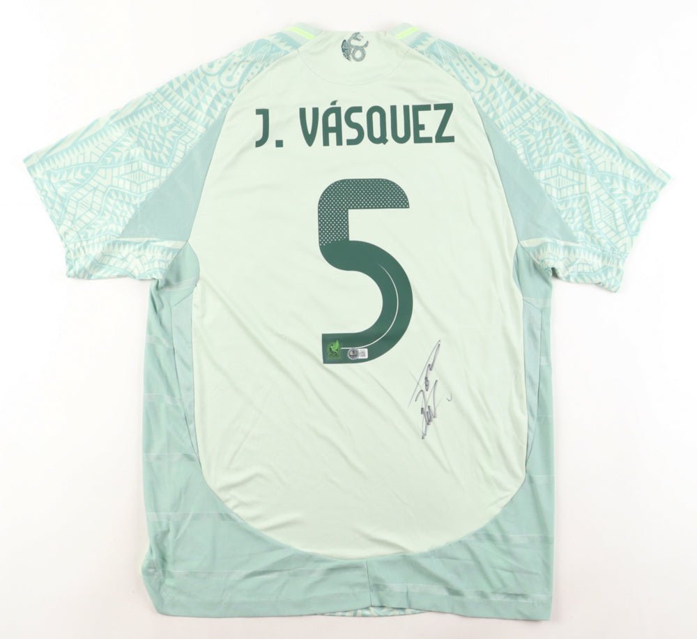 Johan Vasquez Signed Adidas Mexico Jersey (Beckett) π₯