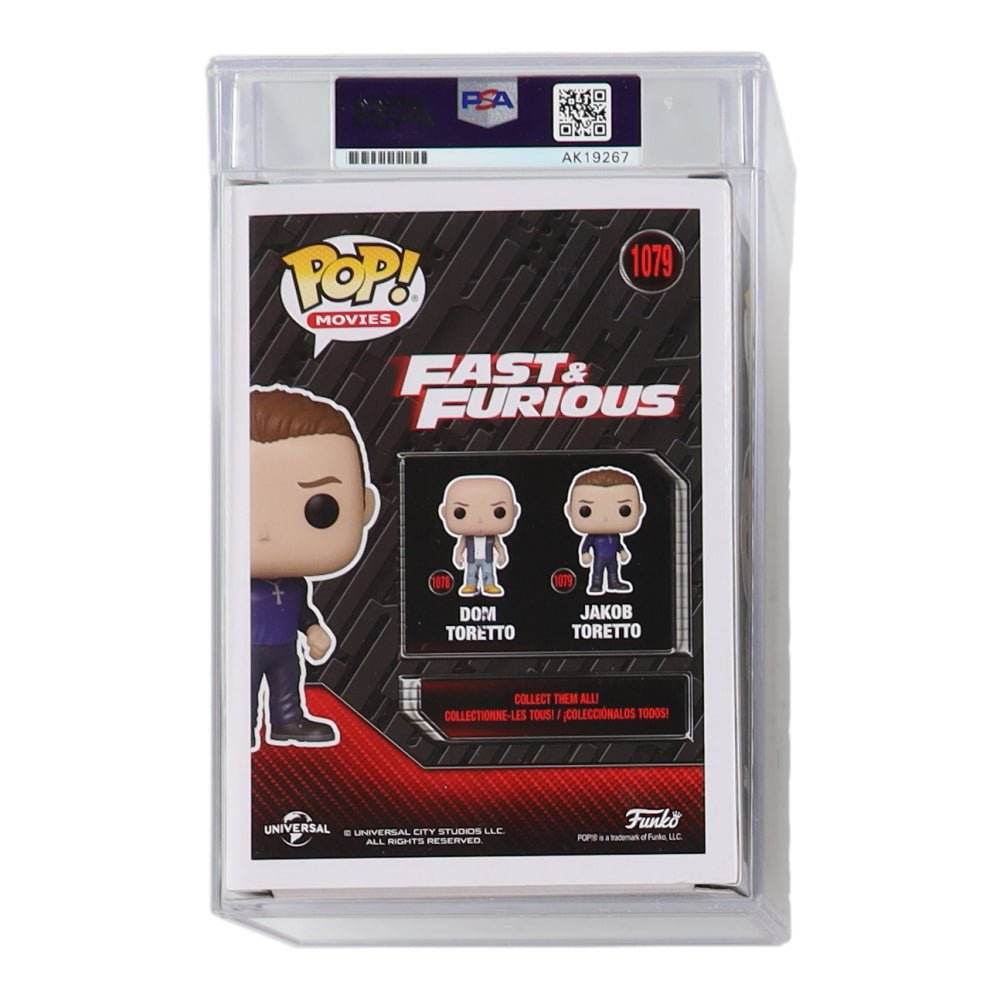 John Cena Signed Cut with "Fast & Furious" #1079 Jakob Toretto Funko Pop! Vinyl Figure (PSA)