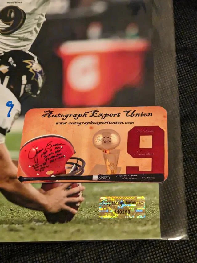 Justin Tucker Signed Autographed 8x10 Photo with coa