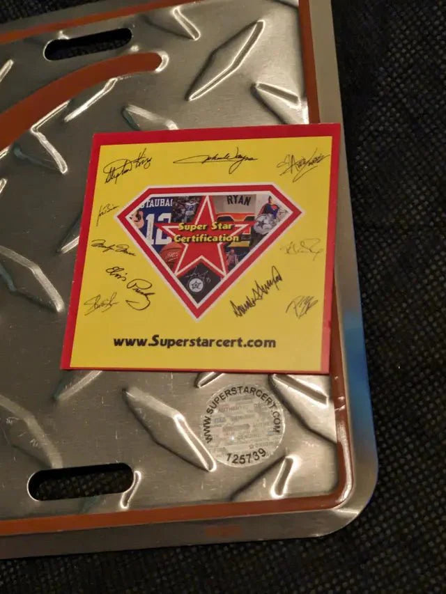 Kevin Durrant Signed License Plate with coa 125739