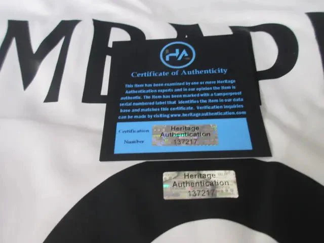 Kylian Mbappe Real Madrid Signed Adidas Jersey Heritage COA 137217
