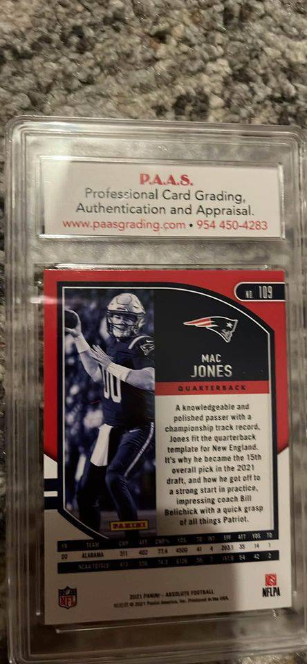 Mac Jones Card