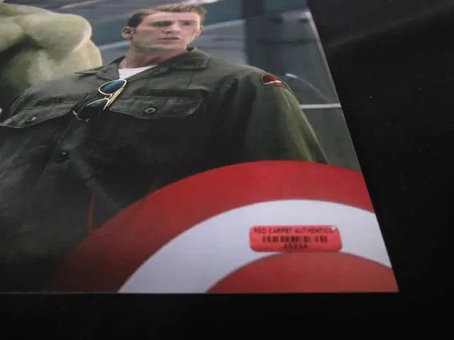 Mark Ruffalo & Chris Evans Avengers Signed 8x10 Photo RCA COA