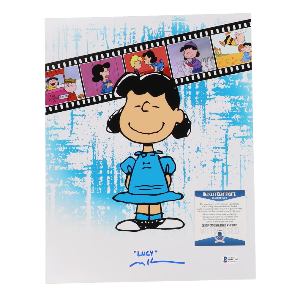Melanie Kohn Signed "Charlie Brown" 11x14 Photo (Beckett)