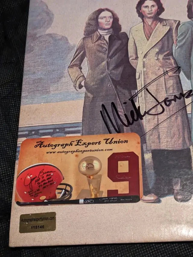 Mick Jones autographed Foreigner album with coa 115146 and with record