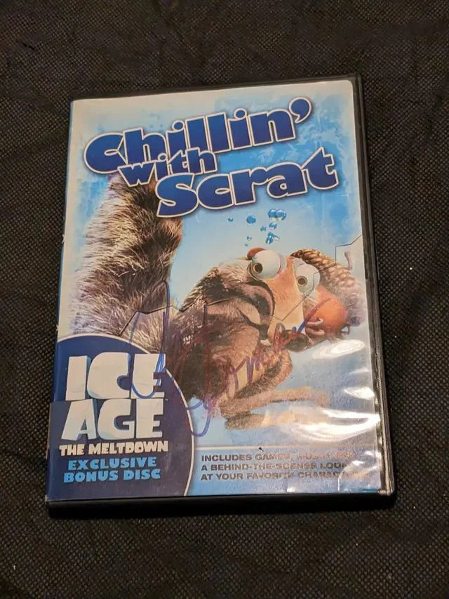 Ray Romano "Chillin' with Scrat" Signed DVD Sleeve with coa 126833