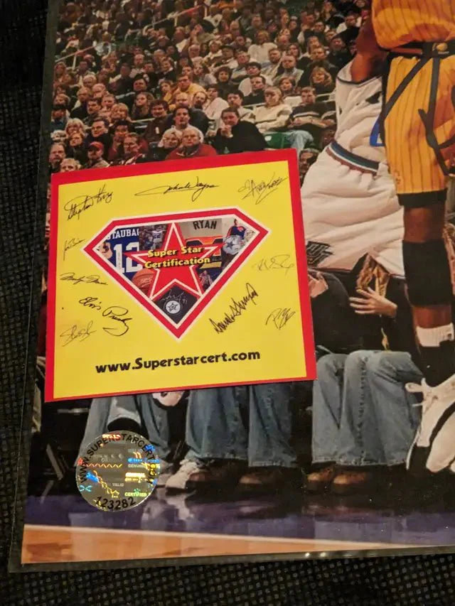 Reggie Miller Signed 8x10 Photo with coa