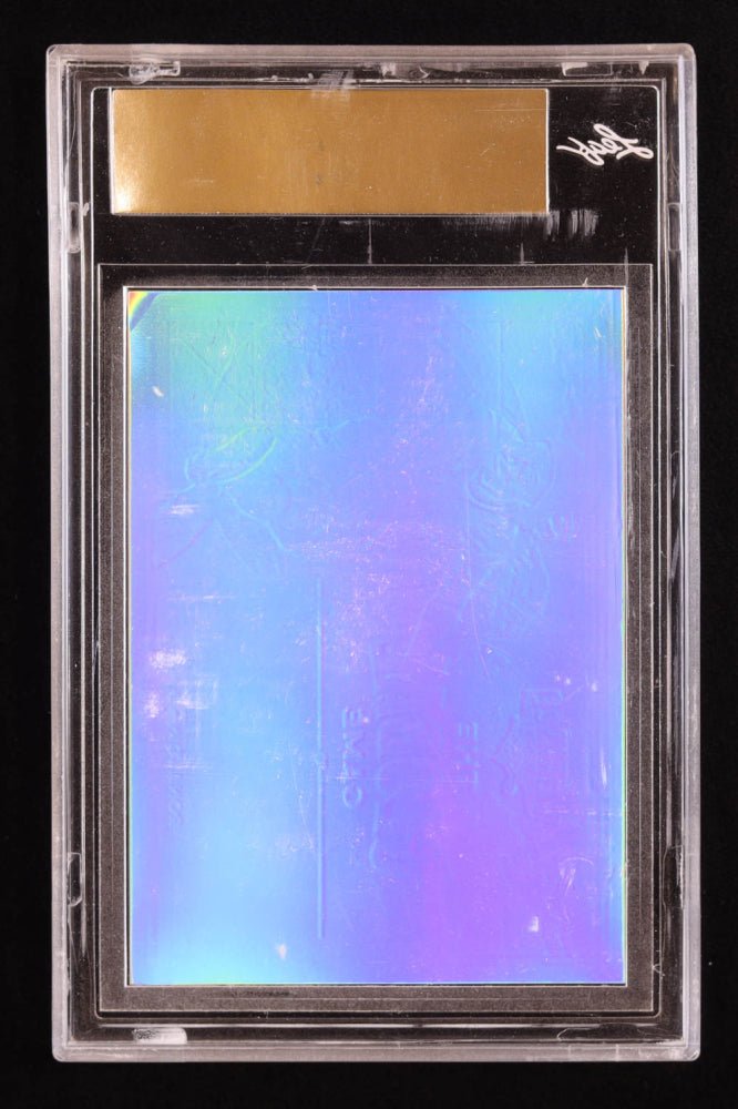 Ronaldinho 2022 Leaf Vibrance The Global Game Pre-Production Proof Prismatic Purple #1/1 (Leaf)