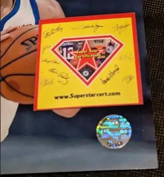 Stephen Curry autographed 8x10 photo with coa