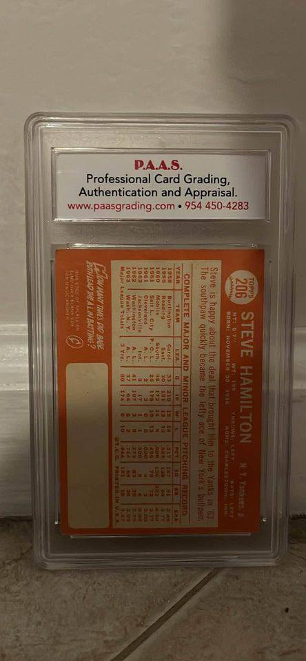 Steve Hamilton Card
