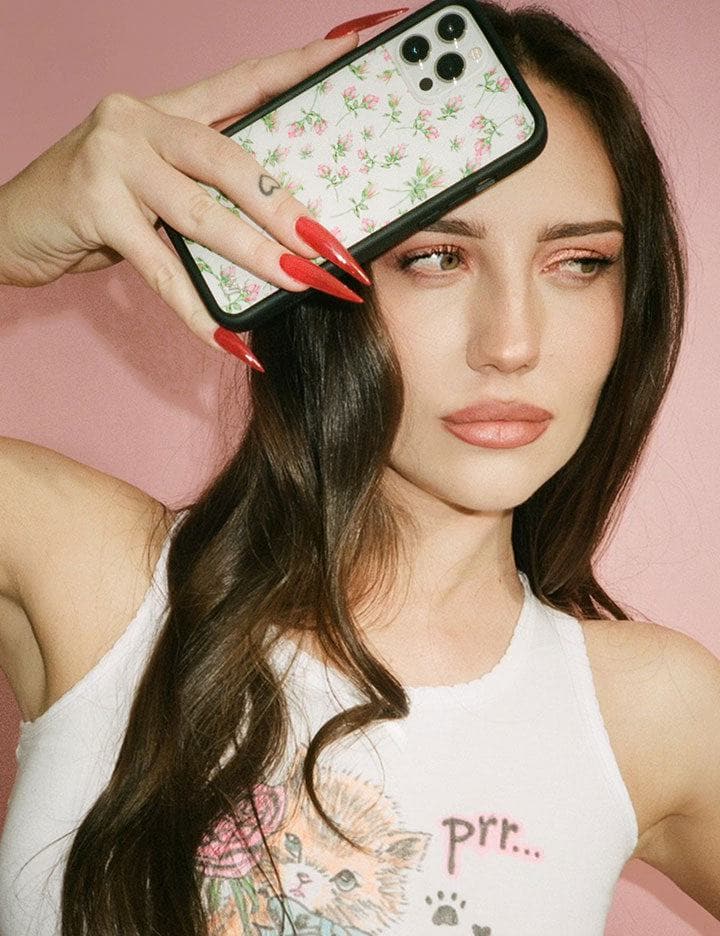 Pink Posie Rosie iPhone Case