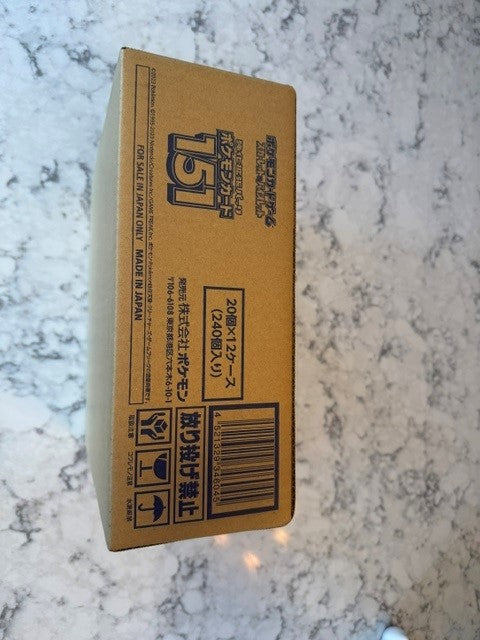 Japanese 151 Booster Box Case Sealed!