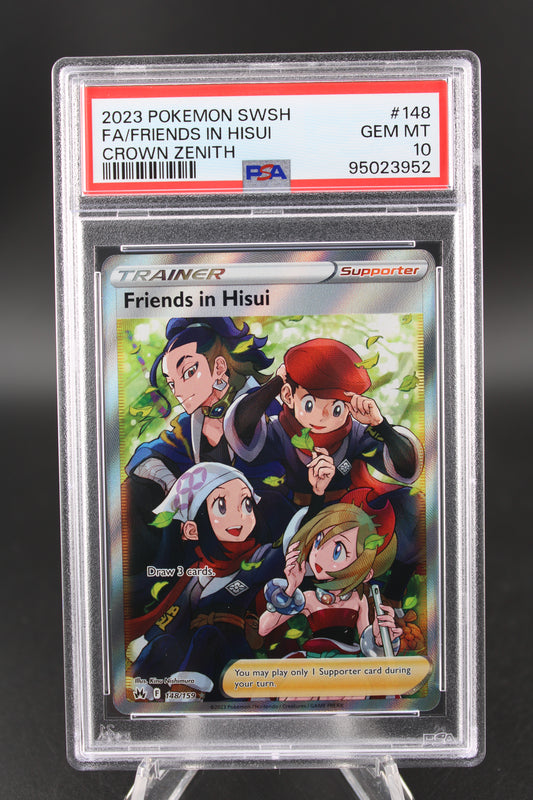 PSA 10 Friends in Hisui - Crown Zenith Full Art