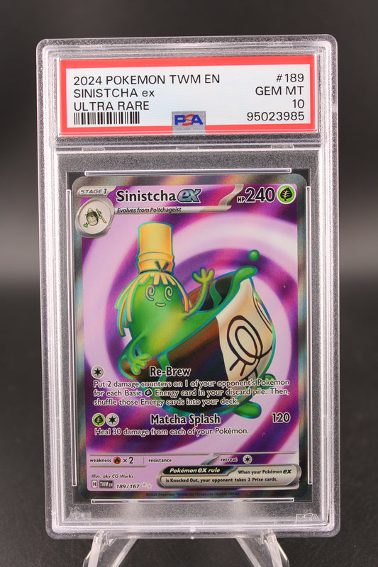 PSA 10 Sinistcha ex Ultra Rare - Twilight Masquerade
