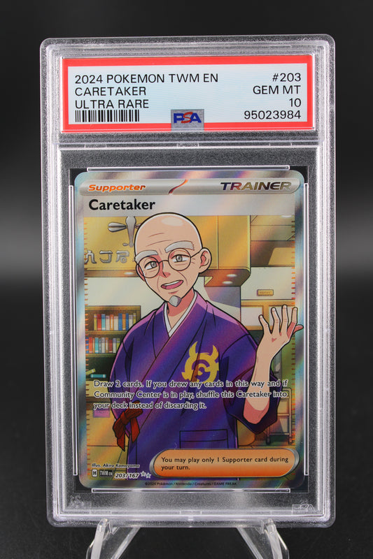 PSA 10 Caretaker Ultra Rare - Twilight Masquerade