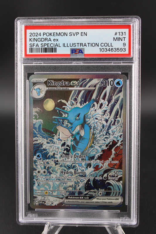 PSA 9 Kingdra ex S&V Black Star Promo #131