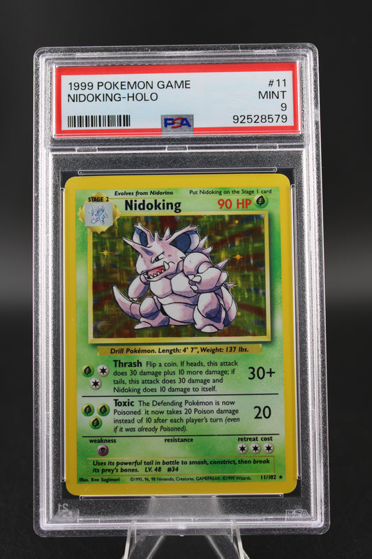 PSA 9 Nidoking - Base Set Unlimited Holo
