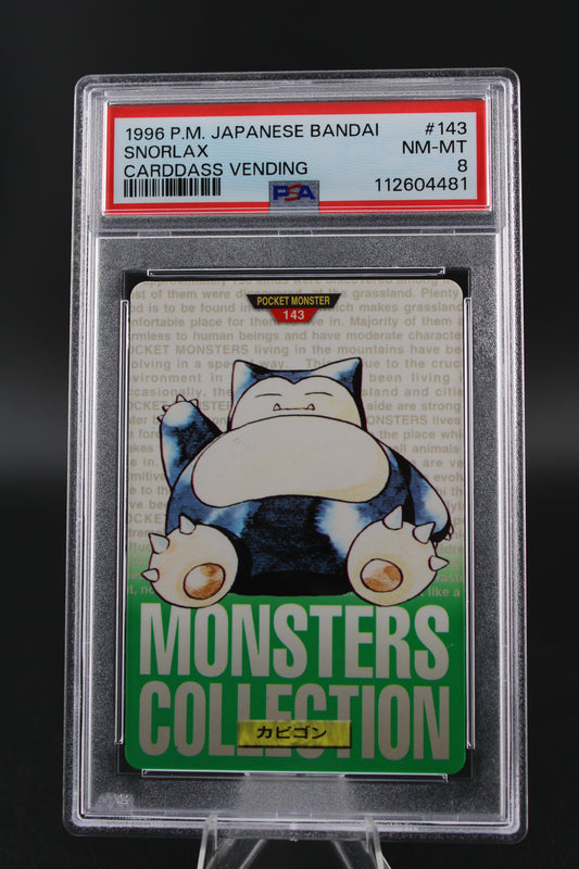 PSA 8 Snorlax - Carddass Vending