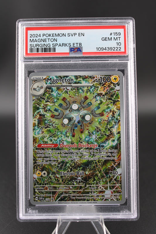 PSA 10 Magneton - Surging Sparks Black Star Promo