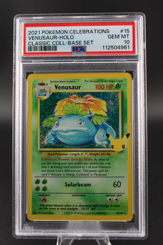 PSA 10 Venusaur Holo - Celebrations
