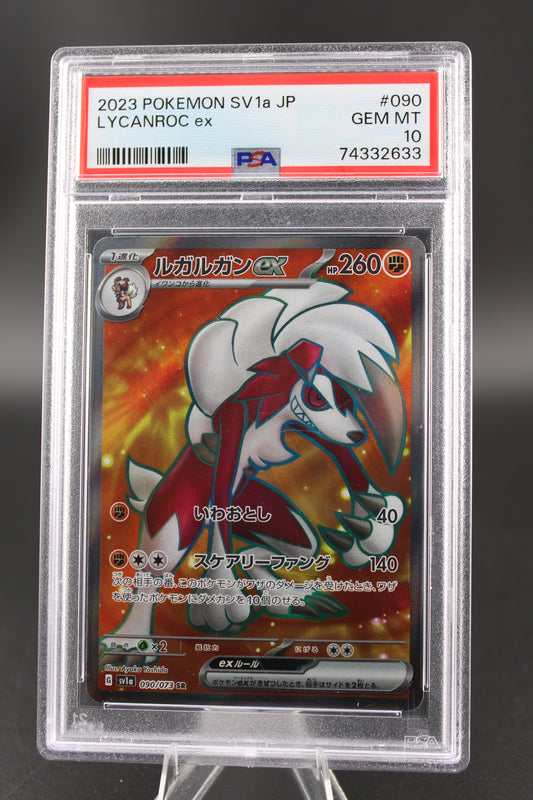 PSA 10 Lycanroc ex - Triple Beat
