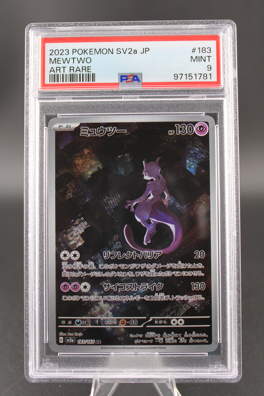 PSA 9 Mewtwo AR - Scarlet & Violet 151 Japanese