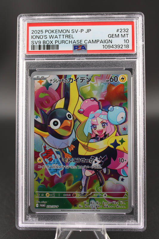 PSA 10 Iono's Wattrel - Battle Partners Promo