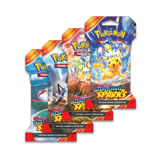 Pokemon Scarlet & Violet - Surging Sparks Sleeved Booster Pack (Random Pack Art)