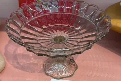 ALL'ORIGINE GLASS CAKE SERVING STAND (CLEAR)