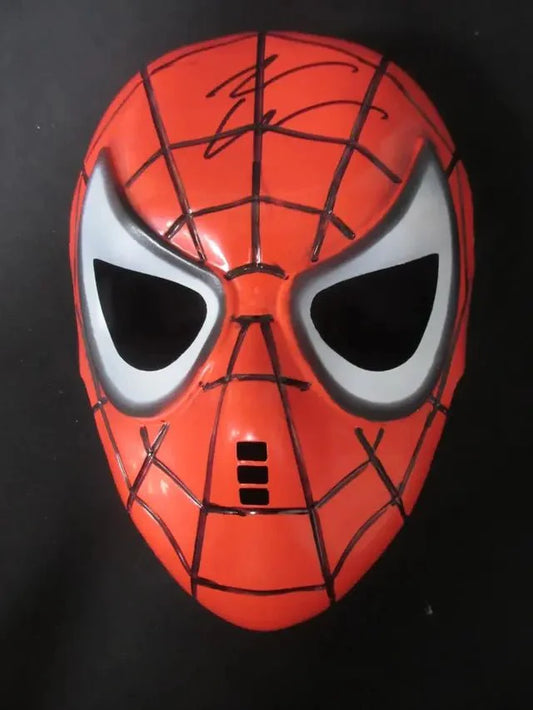 ANDREW GARFIELD SIGNED SPIDERMAN MASK WITH COA
