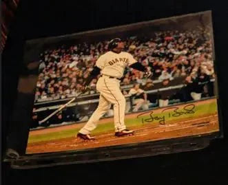 Barry Bonds autographed 8x10 photo with coa
