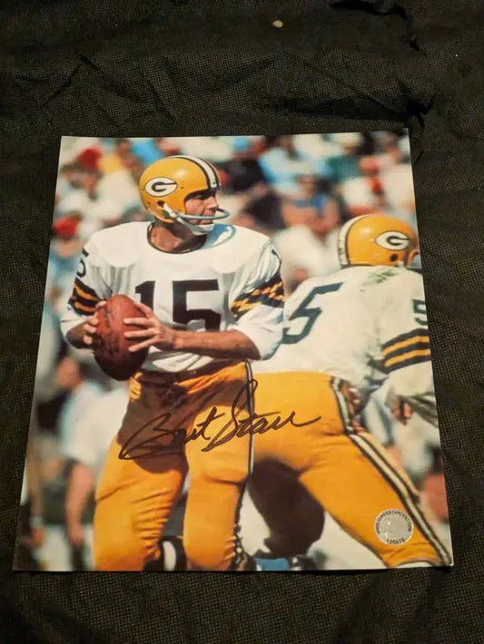 Bart Starr Signed Green Bay Packers 8.5x11 Photo with coa 125678