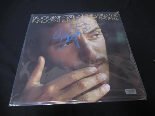 Bruce Springsteen "Innocent & The E Street Shuffle" Signed Album Direct COA