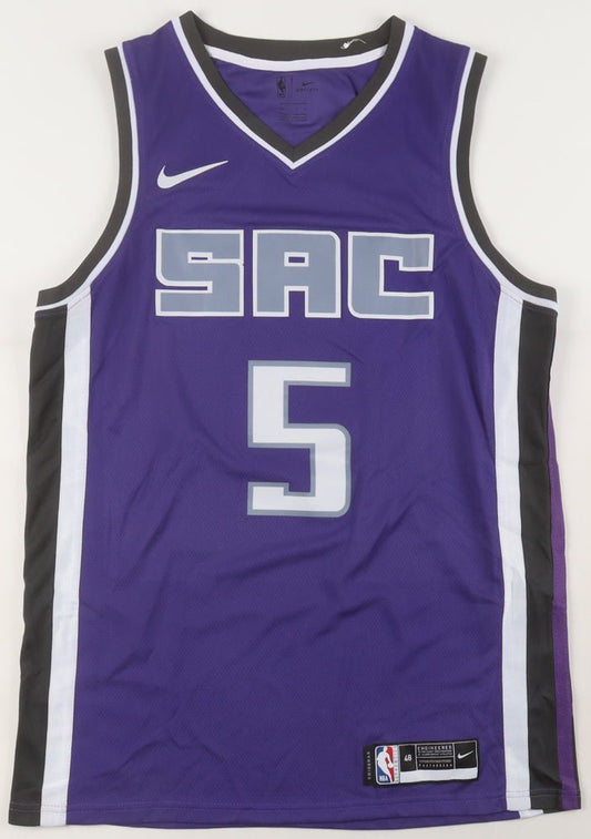 De'Aaron Fox Signed Jersey (PSA) Sacramento Kings